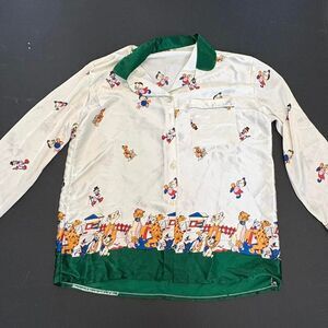 Rare 1960s Vintage satin Disney Mickey Mouse and Friends Pajama Set